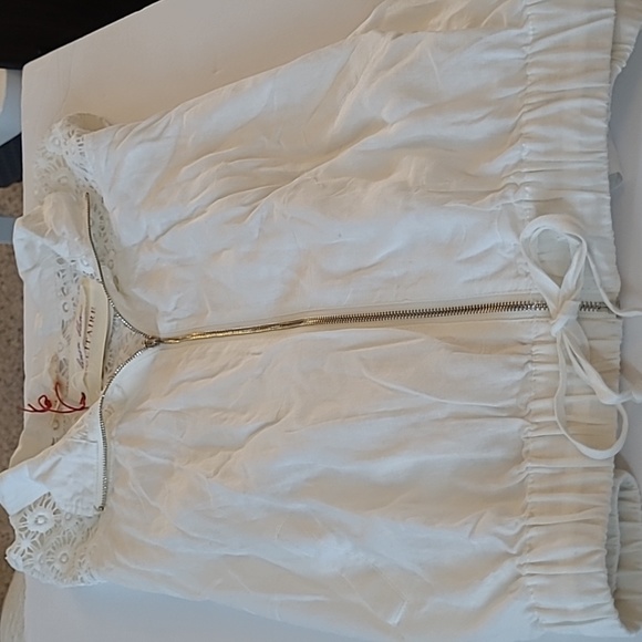 Linen blend zip bomber - Picture 2 of 6